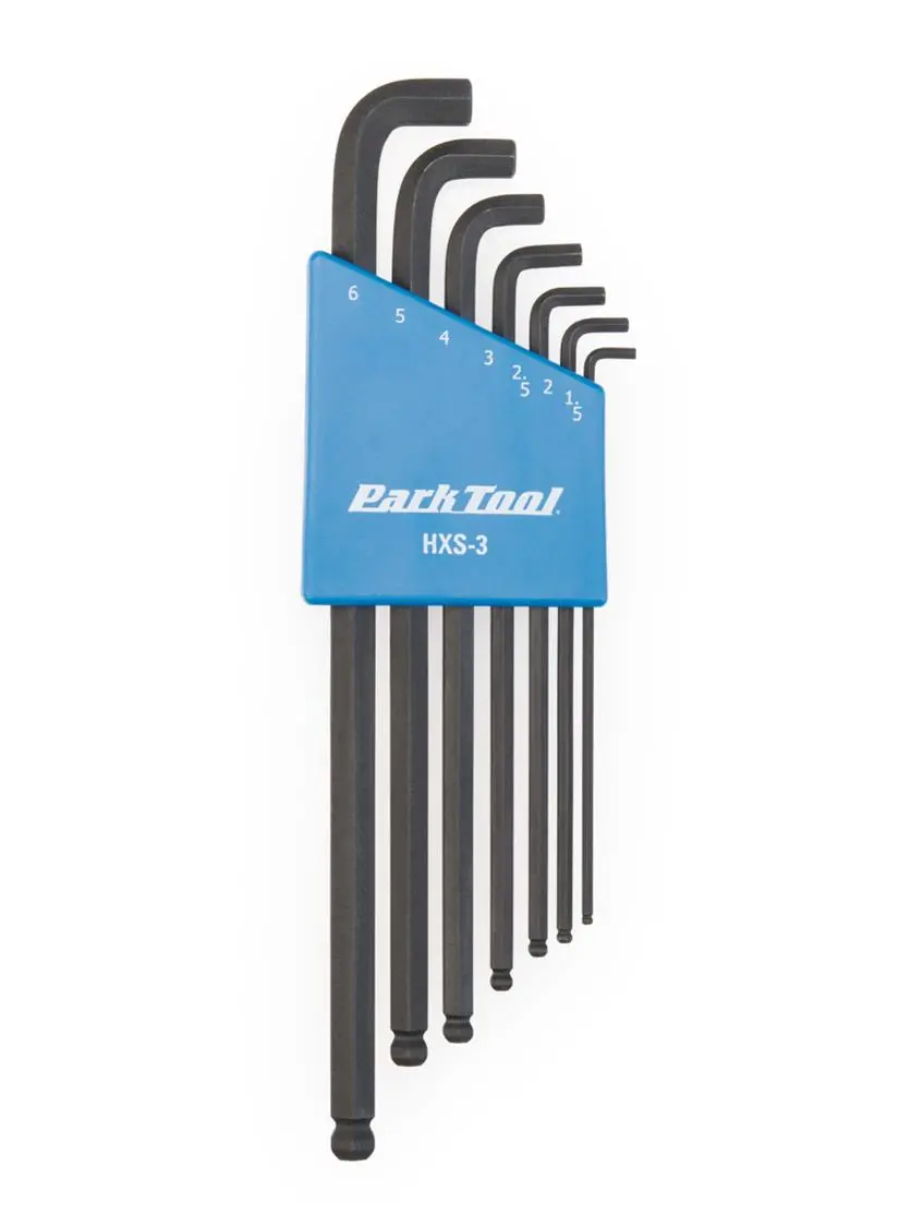 Park Tool - Hxs-3 - Stubby Hex Wrench Set 1