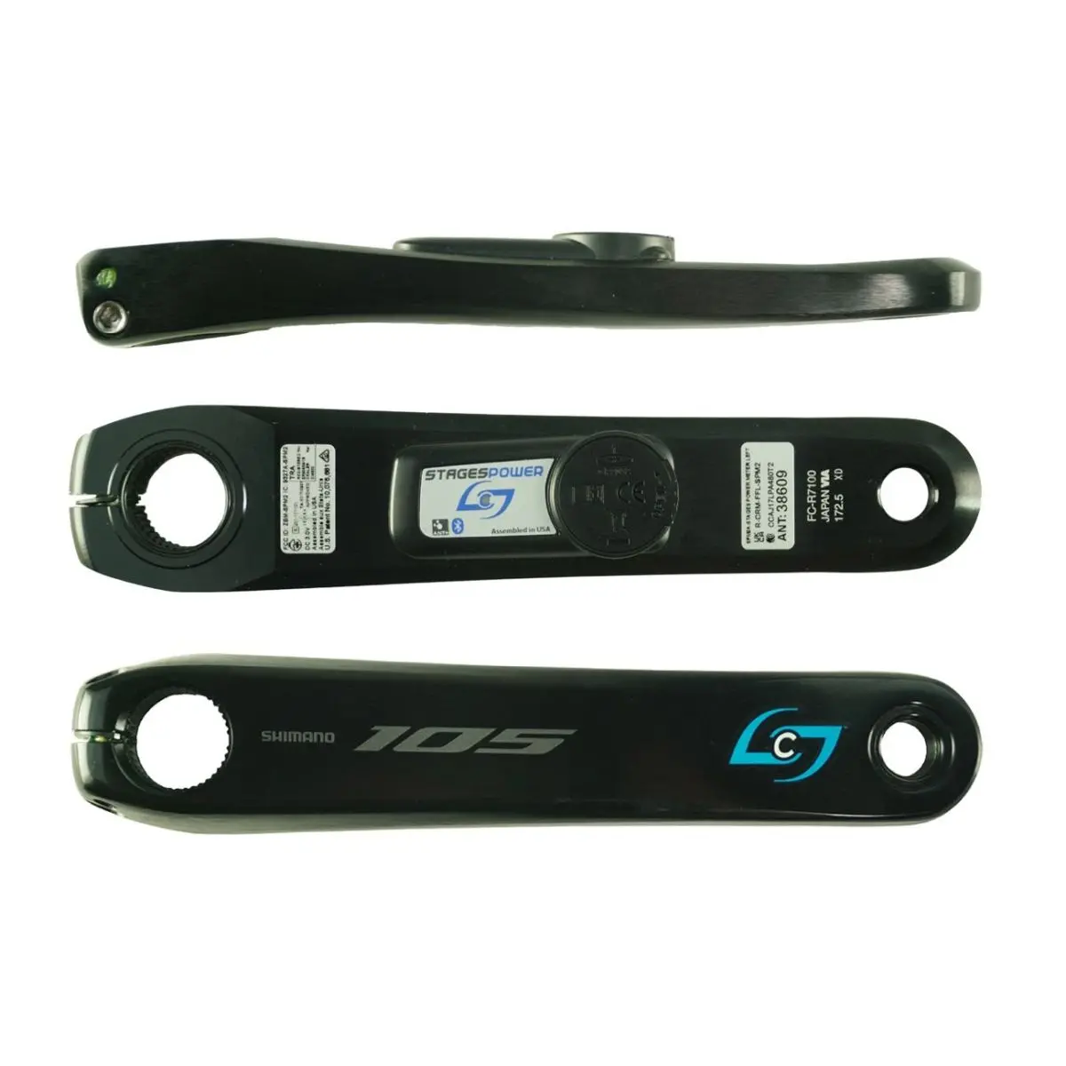 Stages - 105 R7100 Left Arm Power Meter - Black 1