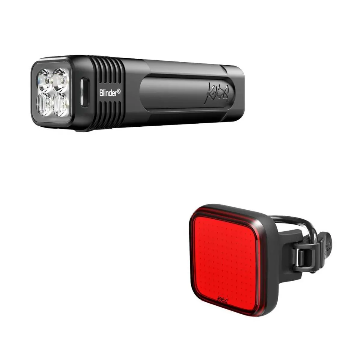 Knog Blinder 1000 + Blinder Square Bike Lightset 1