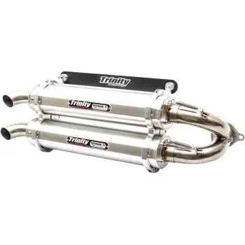 Stage 5 Slip-On Dual Muffler - Aluminum 1