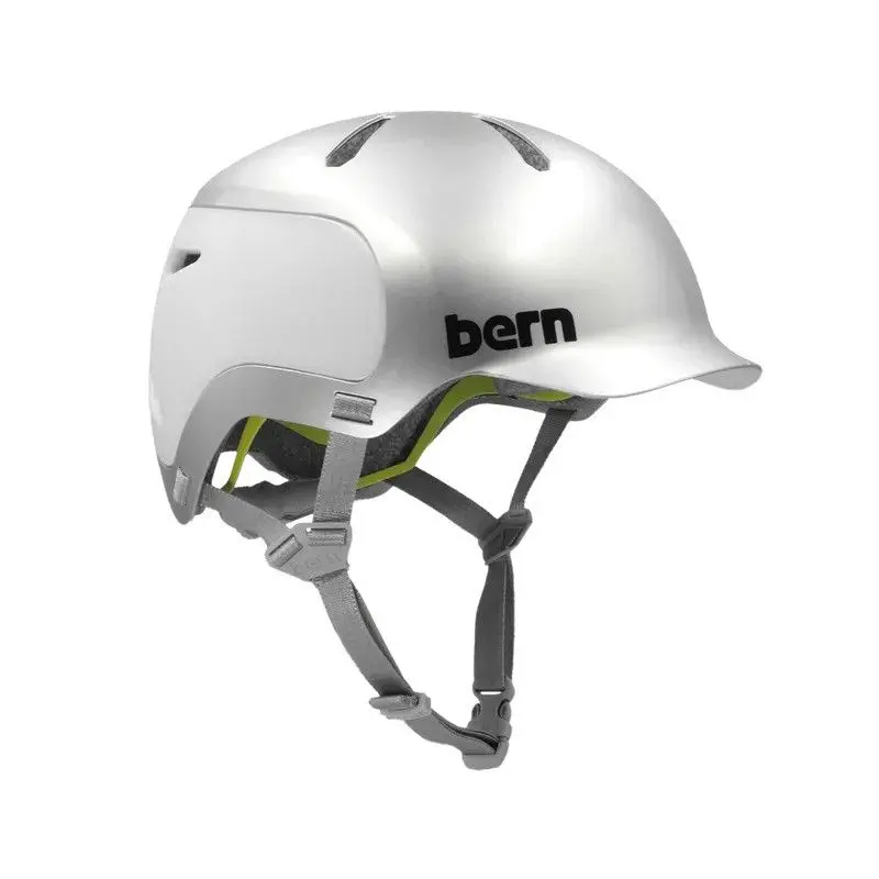 Bern Watts 2.0 Mips Metallic Silver Tonal 1