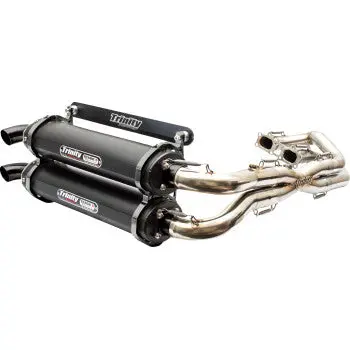 Stage 5 Dual Exhaust - Cerakote Black 1