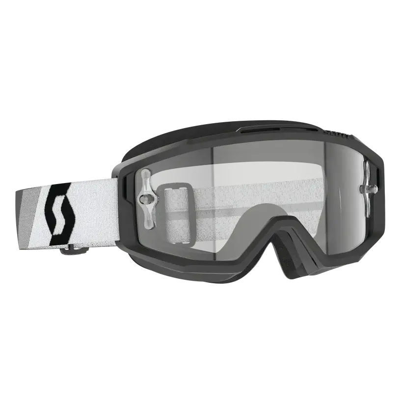 Split Otg Goggle - Premium Black/White Clear Works 1