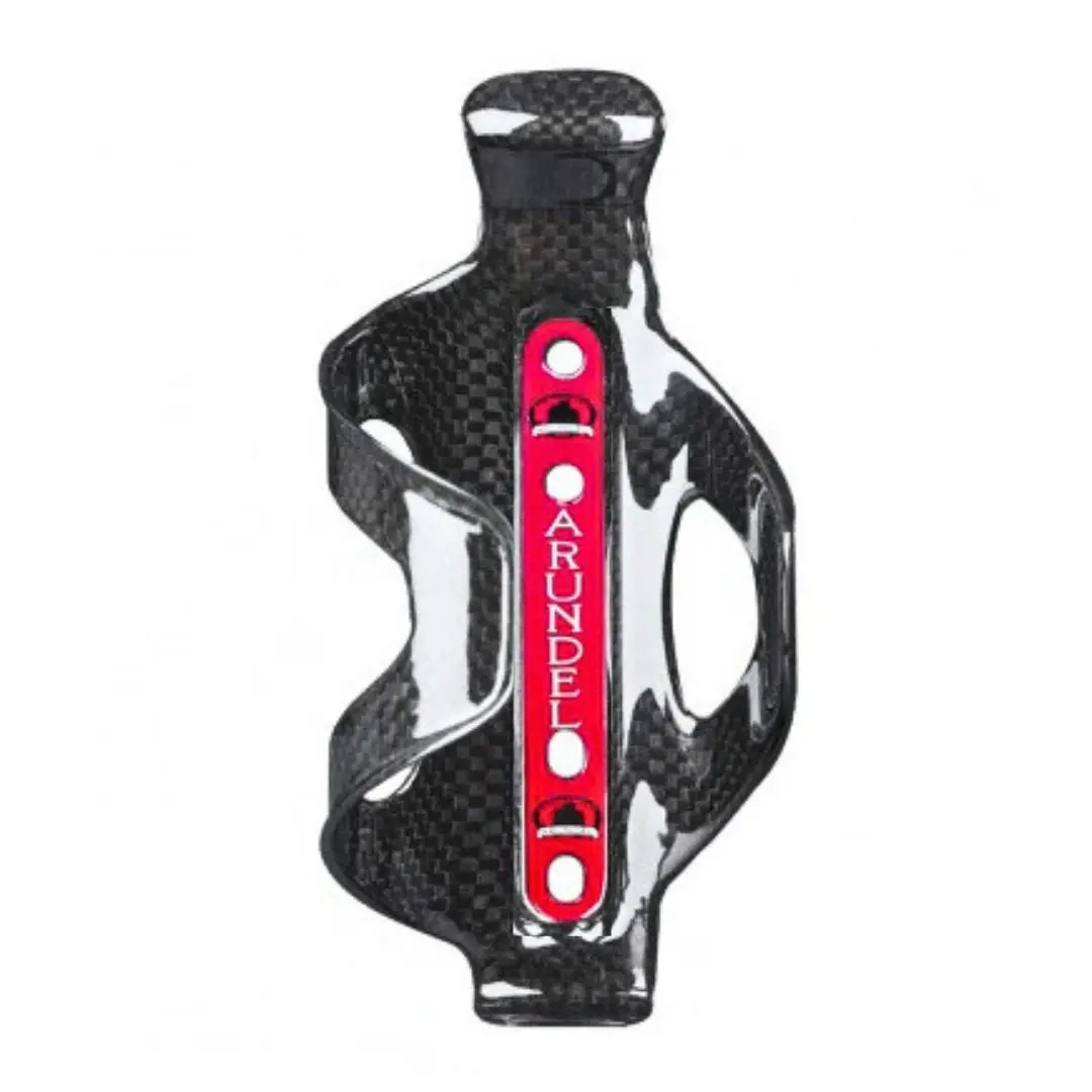 Arundel Right Sideloader Red Carbon Bottle Cage 1