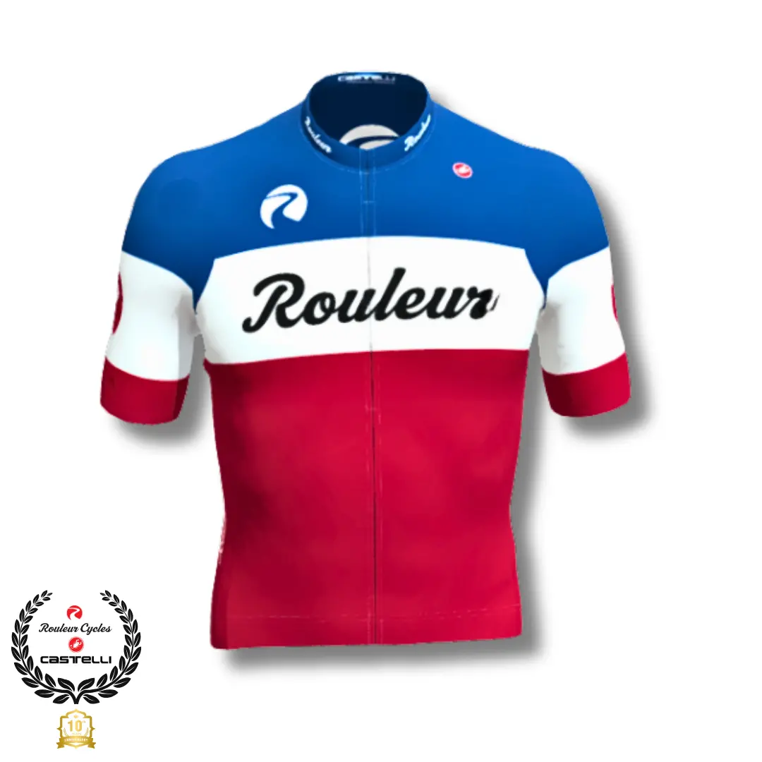 Castelli Custom Rouleur Jersey Aero Race 6.0 French Blue 1