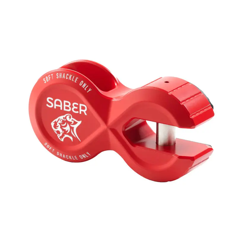 Saber Alloy Winch Shackle Pro - Cerakote Red 1
