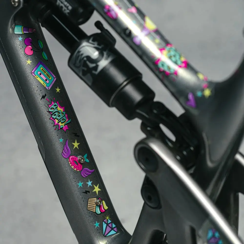 Dyedbro Mtb Frame Protection - Unicorn Glitter 1