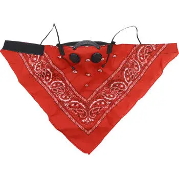 Bandana Dust Mask - Red 1