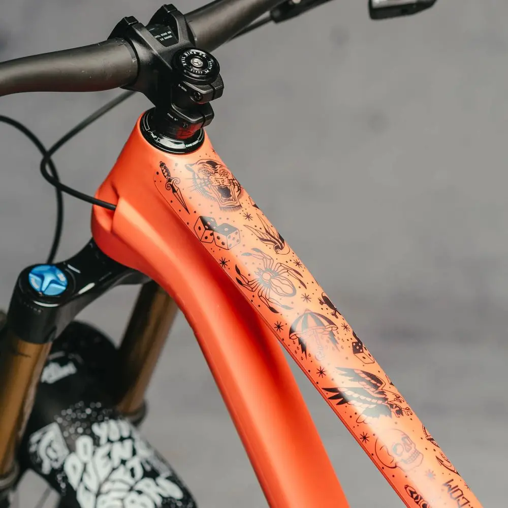 Dyedbro Mtb Frame Protection - Old School Tattoo 1