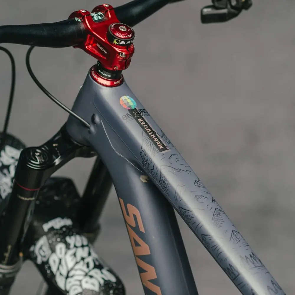 Dyedbro Mtb Frame Protection - Enduro World Series Mountains 1