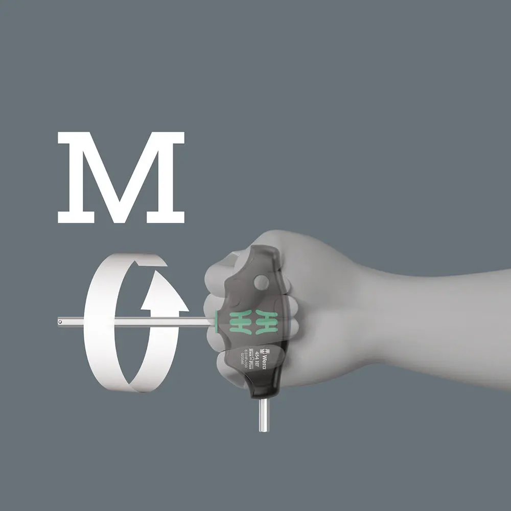Wera Series 400 T-Handle Hex With Holding Function 5