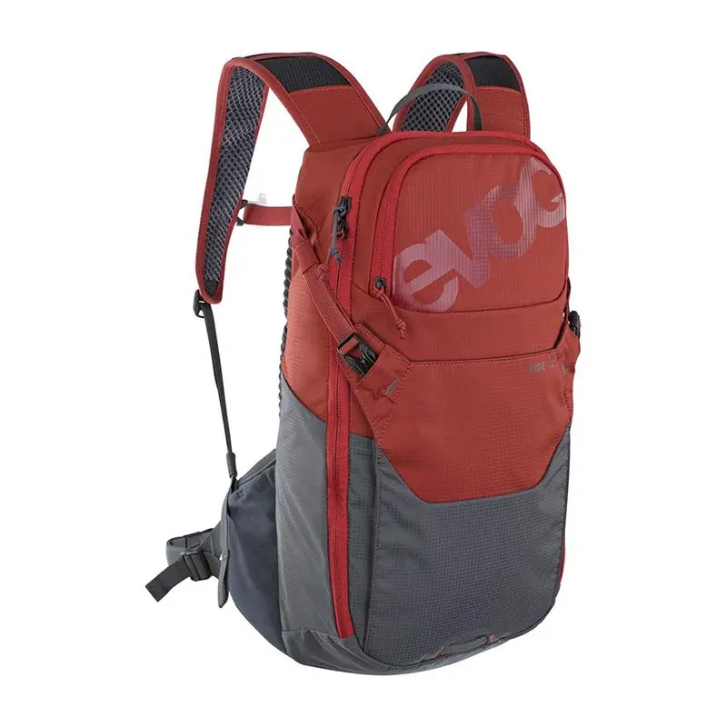 Evoc Ride 12 + 2L Bladder Chili Red/Carbon Grey 1