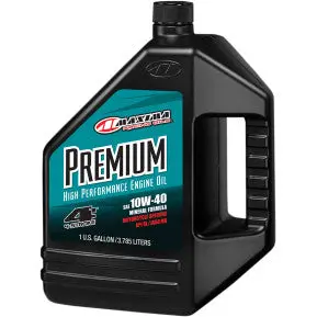 Premium High Performance Mineral 4T Engine Oil - 10W-40 - 1 Us Gallon 1