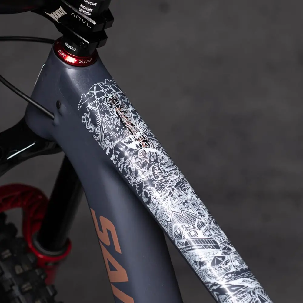 Dyedbro Mtb Frame Protection - Ews Stormstatic 1