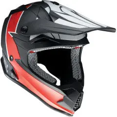 Youth F.I. Helmet - Fractal - Mips -Matte Black/Red - Large 1