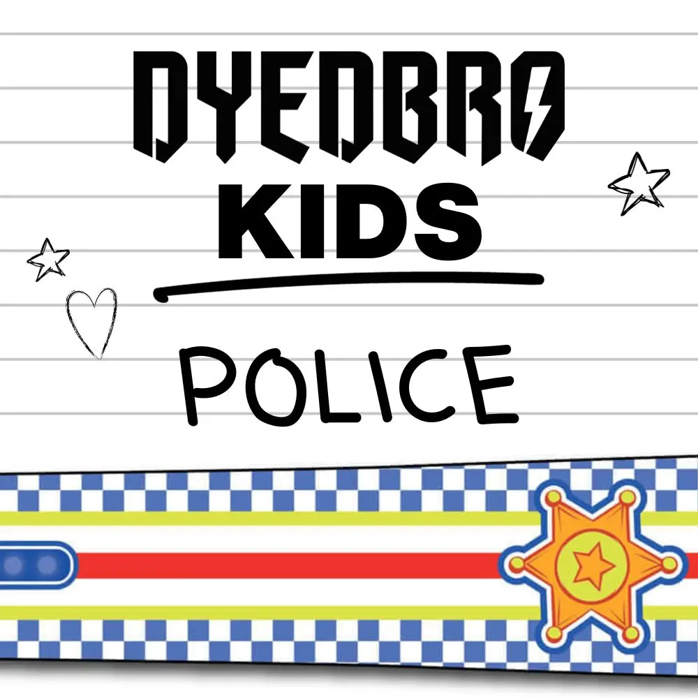 Dyedbro Kids Frame Protection - Police Pattern 1