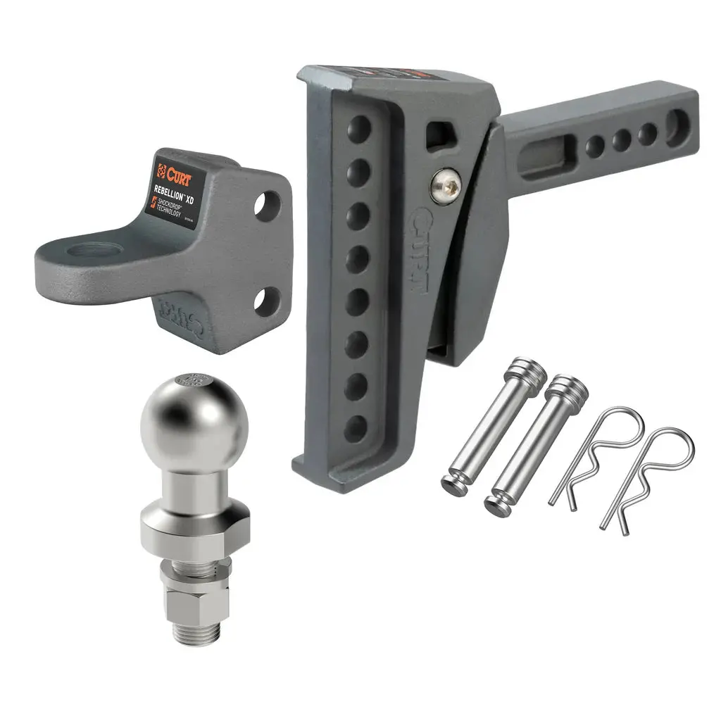 Curt Rebellion Xd Shockdrop Ball Mount Kit 2