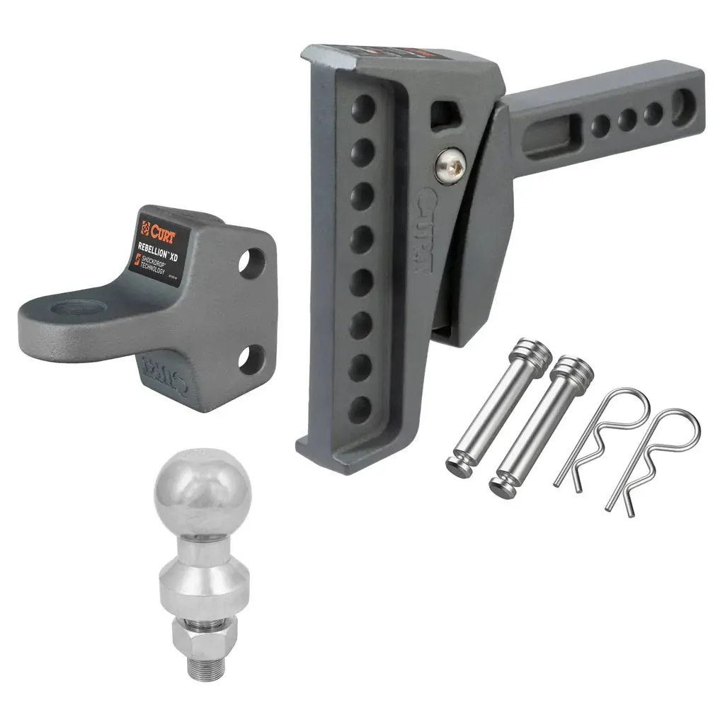 Curt Rebellion Xd Shockdrop Ball Mount Kit 1