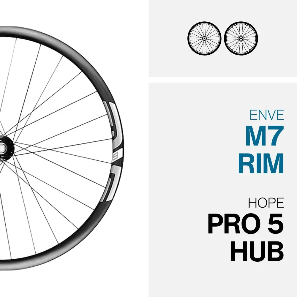 M730 On Hope Pro 5 29" Wheelset 1