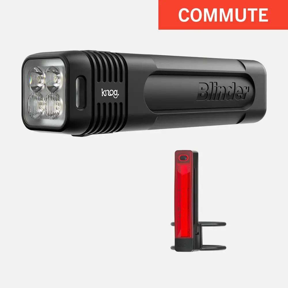Knog Blinder 600 + Plus Bike Lightset 1