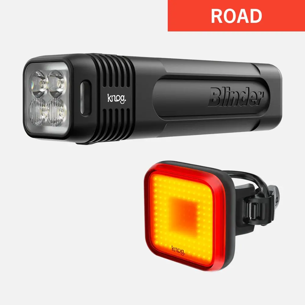 Knog Blinder 900 + Blinder Square Bike Lightset 1