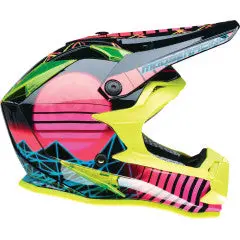 Youth F.I. Helmet - Vaporwave - Mips - Black/Pink/Yellow- Medium 1