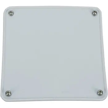 Bumper Number Plate - White 1