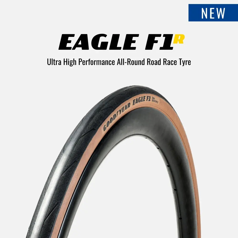 Goodyear Road Tyre - Eagle F1 R Tubeless - Tan 1