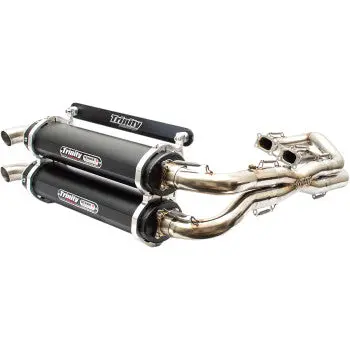 Stage 5 Dual Exhaust - Black 1