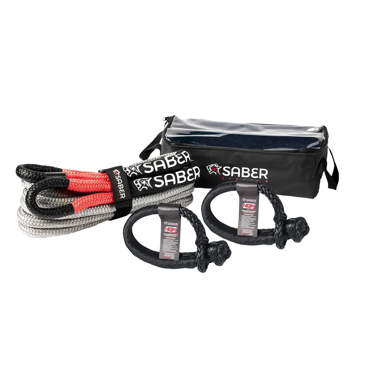 12K Heavy Duty Kinetic Recovery Kit | Saberpro® 1