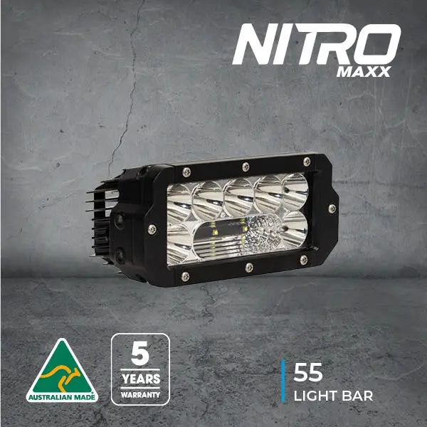 Nitro Maxx 55W 7″ Led Light Bar | Ultra Vision Lighting 1