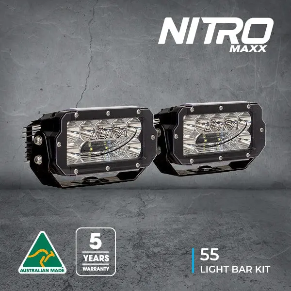 Nitro Maxx 55W Led Light Bar Kit (Pair) | Ultra Vision Lighting 1