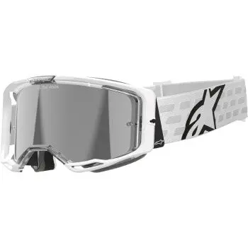 Vision 8 Goggle - Corp - White - Silver Mirror Lens 1