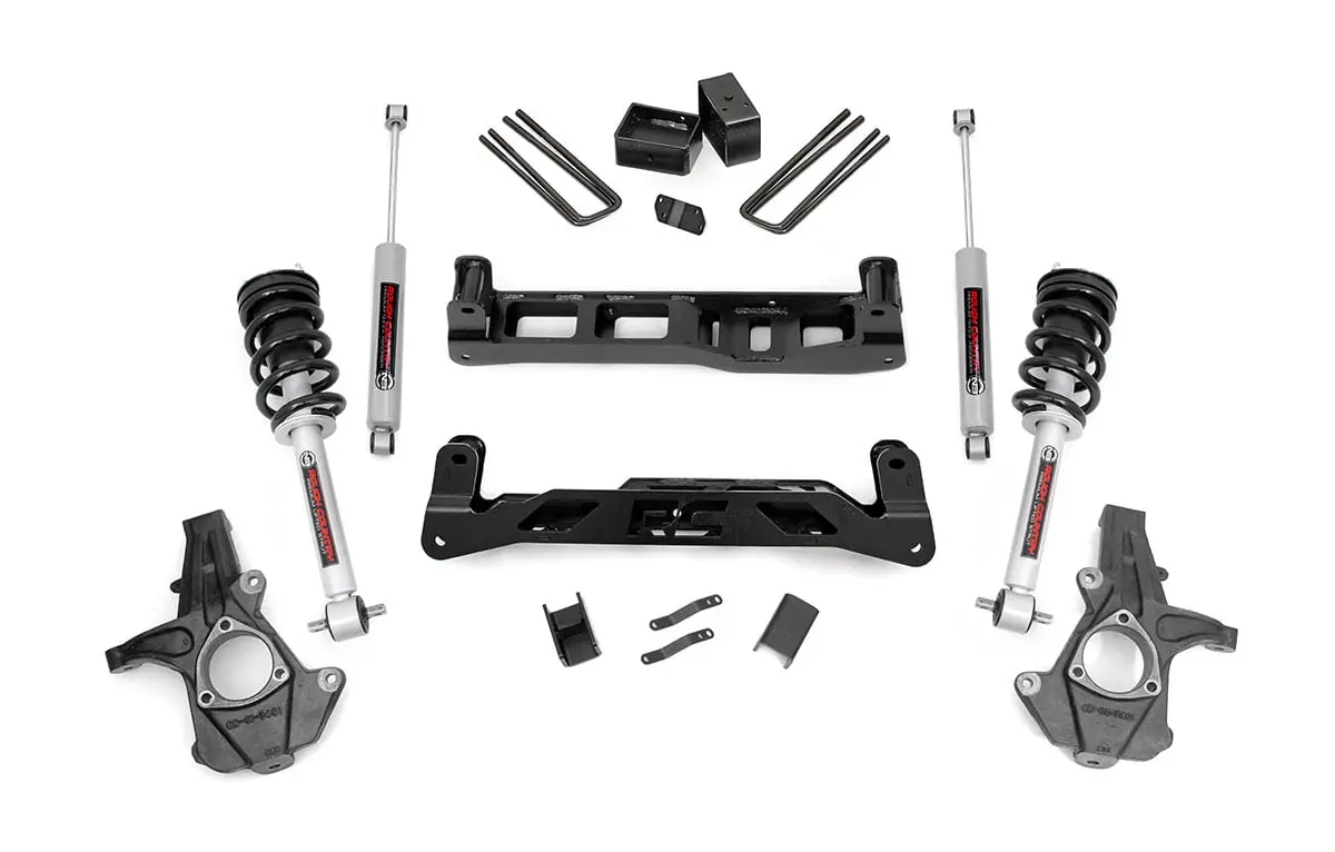 5 Inch Lift Kit | Cast Steel | N3 Struts | Chevy/Gmc 1500 (14-17) 1