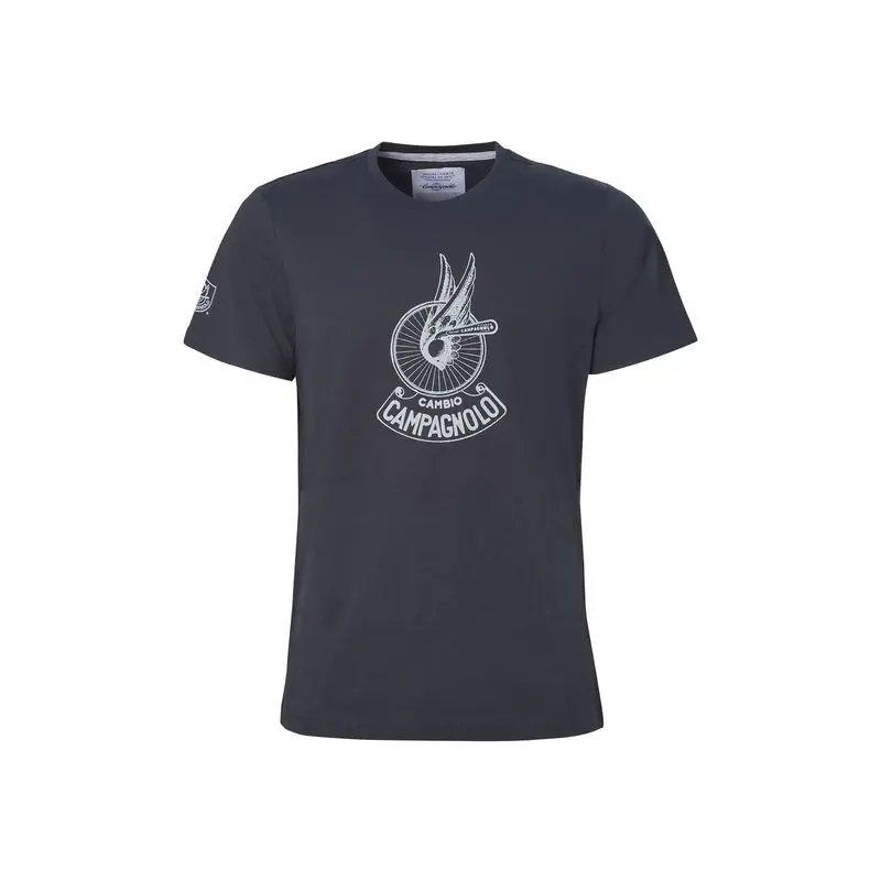 Campagnolo T Shirt Winged Wheel Blue Med 1