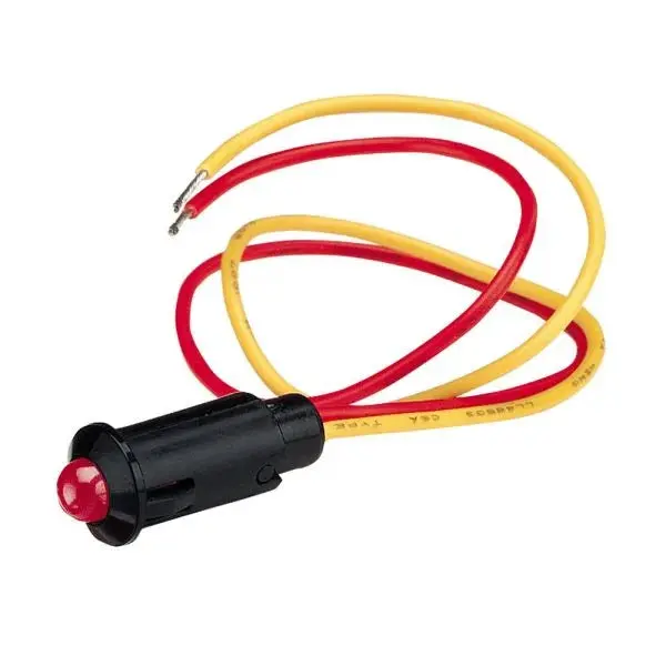 Narva Led Alarm Pilot Light 12V Red 1