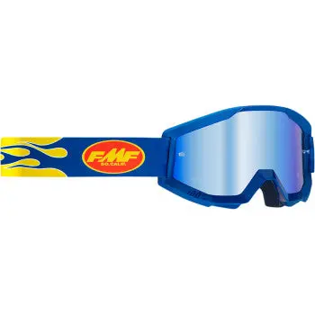 Powercore Goggles - Flame - Navy - Blue Mirror 1