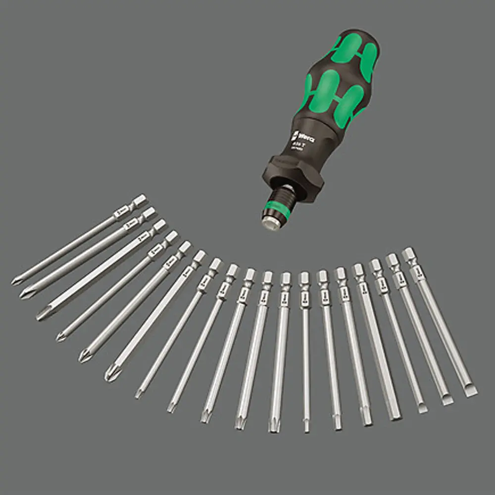 826 T Kraftform Turbo Bits Screwdriver, Rapidaptor Quick-Release Chuck 2