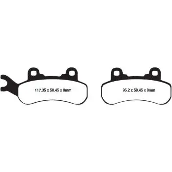 Fa683r Long-Life Sintered "R" Brake Pads 2