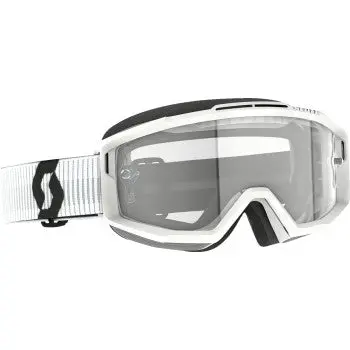 Split Otg Goggles - White - Clear Works 1
