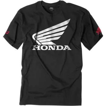 Honda Big Wing T-Shirt- Black- Xl 1