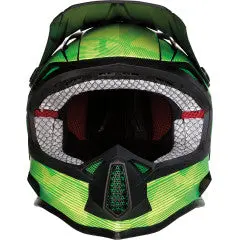 Youth F.I. Helmet - Agroid Camo - Mips - Yellow/Green Large 2