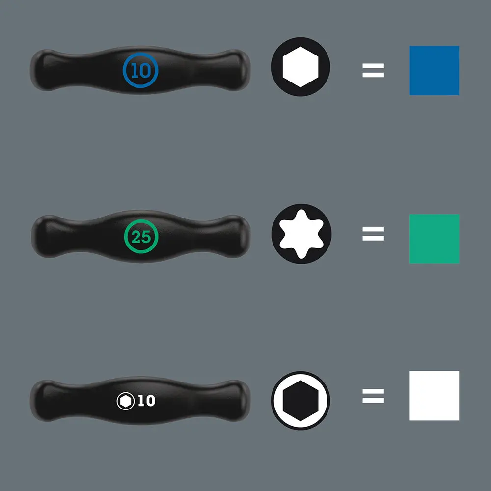 Wera Series 400 T-Handle Hex With Holding Function 7
