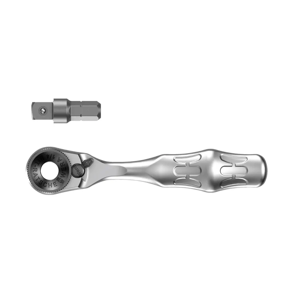 Wera 8001 A Zyklop Mini 1 Ratchet With 1/4" Drive 1