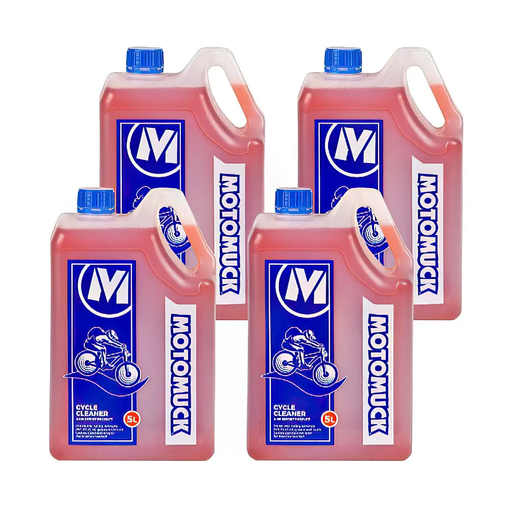 Cyclemuck Bike Cleaner 5 Litre - 4 Pack. 1