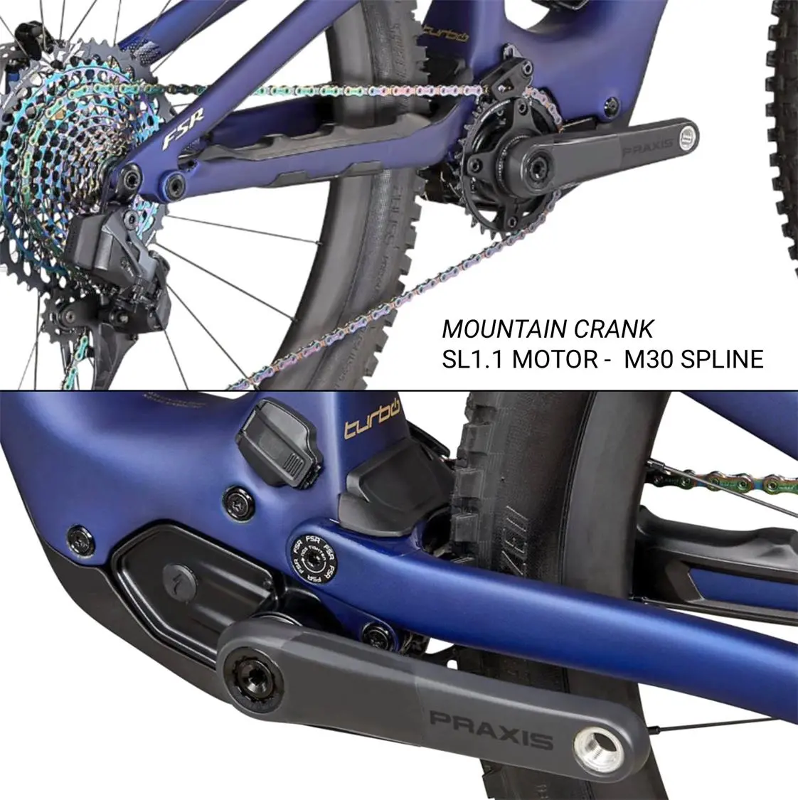 Praxis - Specialized Sl1.1 M30 E-Bike Cranks 3