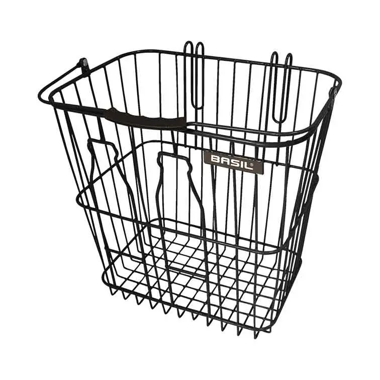 Basil - Memories Bottle Rear Hanging Carrier Basket 1