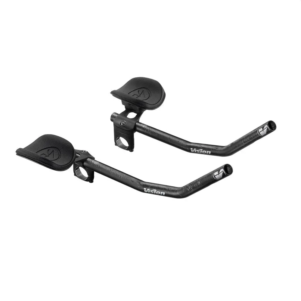 Vision - Trimax Clip-On Adj J-Bend Carbon Aerobar 1