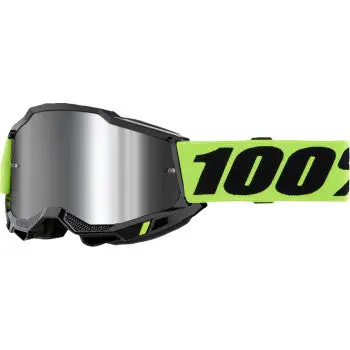 Accuri 2 Goggle - Neon Yellow - Silver Mirror Lens 1