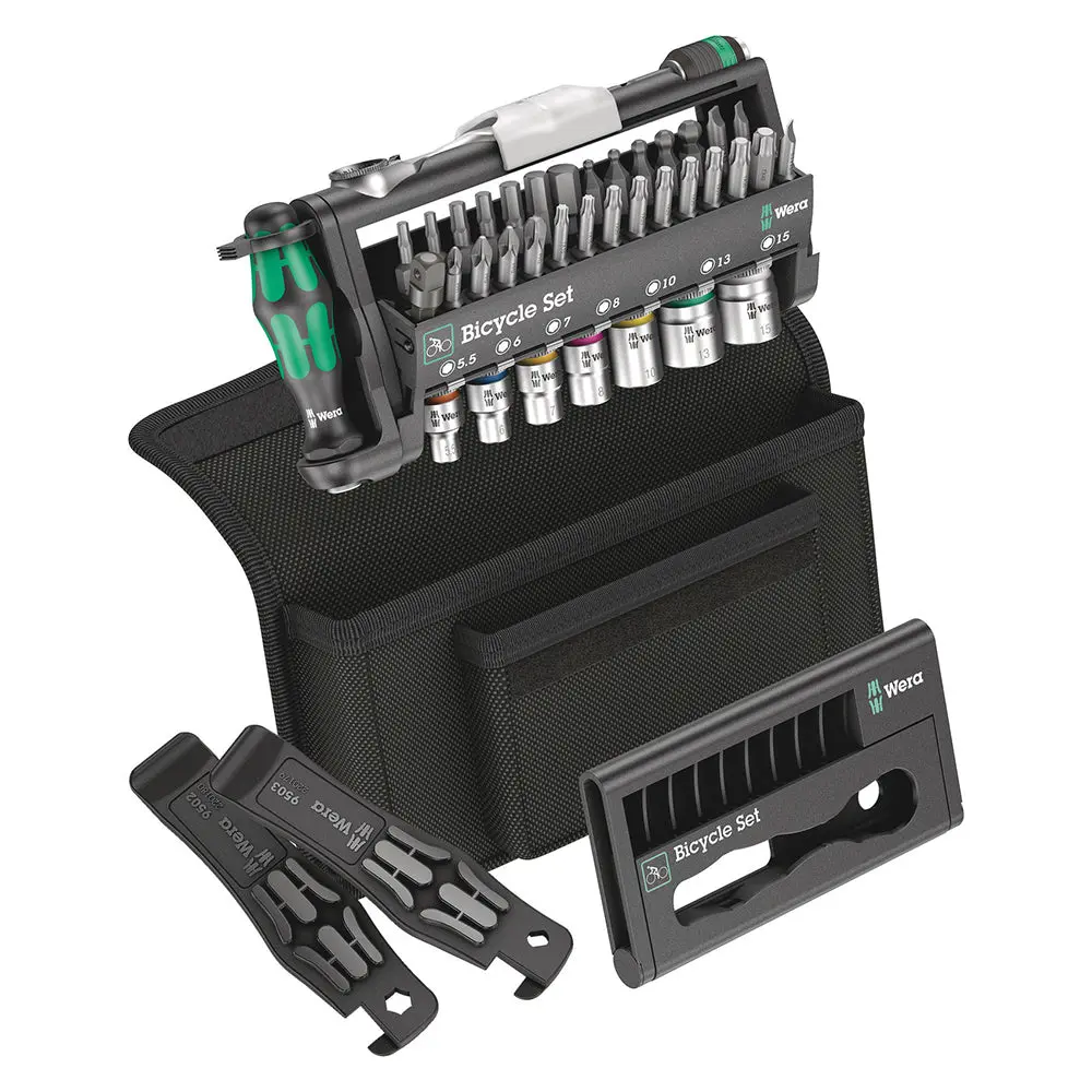 Wera Bicycle Set 3 - Zyklop Mini 1/4" Ratchet & 41 Piece Bit Set 1